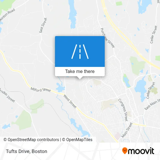 Tufts Drive map
