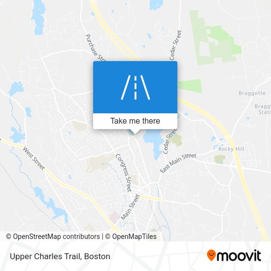 Mapa de Upper Charles Trail