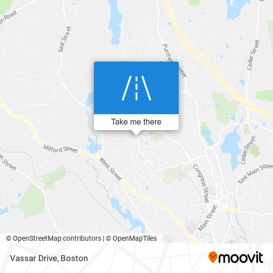 Vassar Drive map