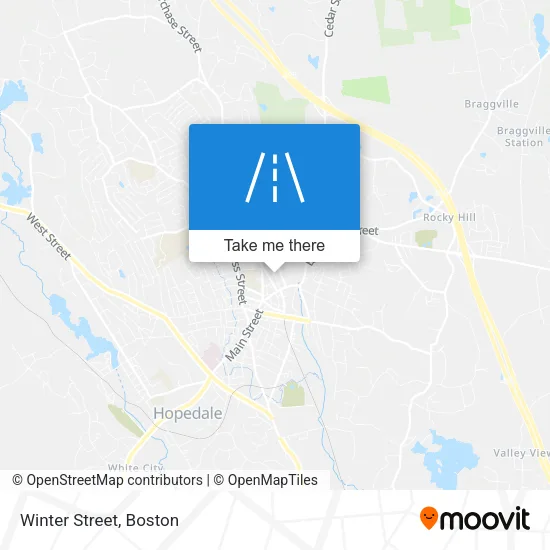 Winter Street map