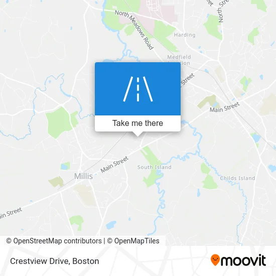 Crestview Drive map