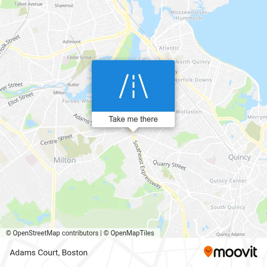 Adams Court map