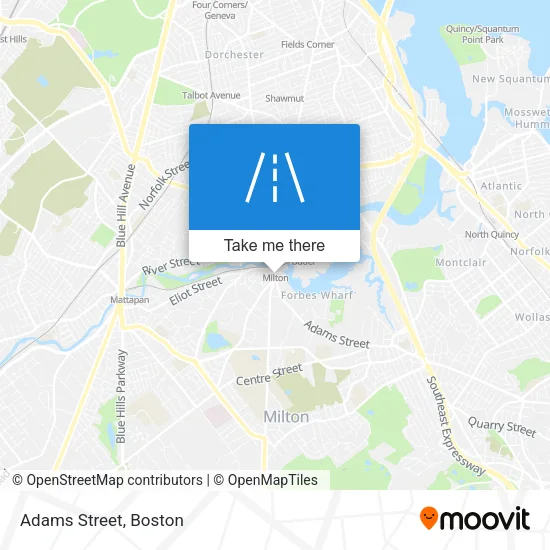 Adams Street map