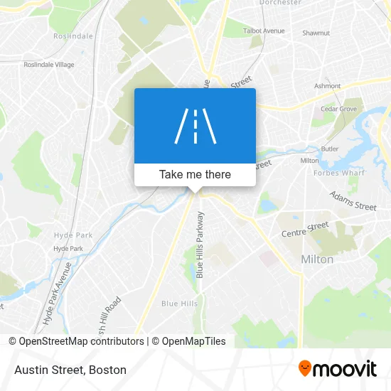 Austin Street map
