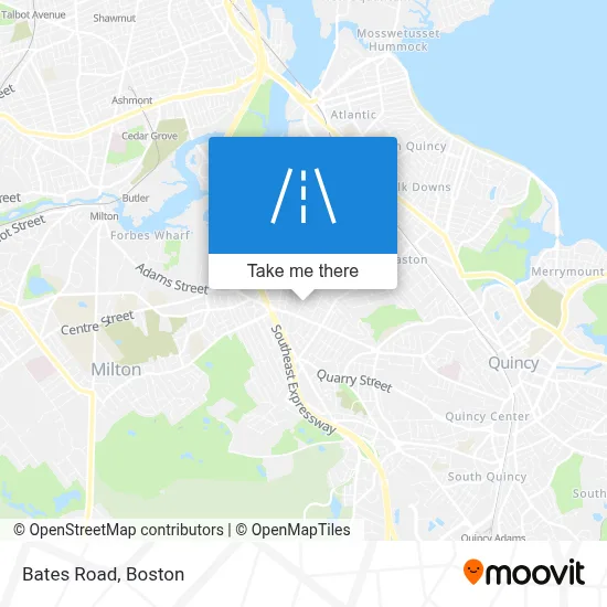 Bates Road map
