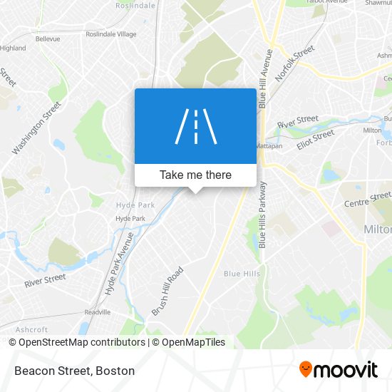 Beacon Street map