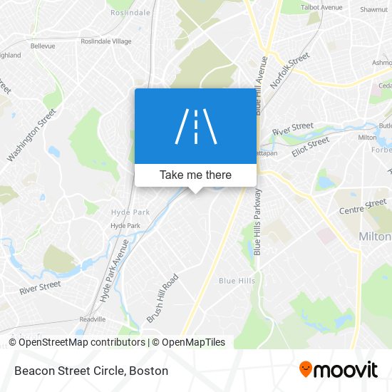 Beacon Street Circle map