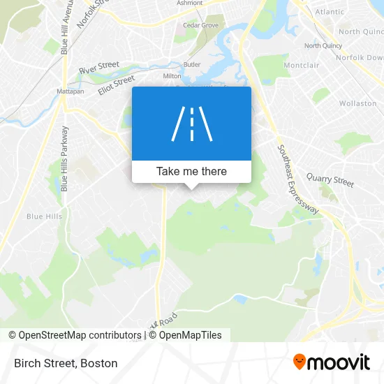 Birch Street map