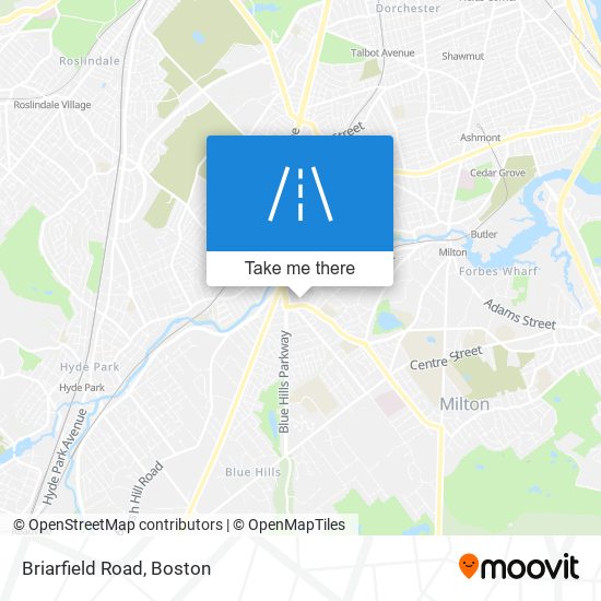 Briarfield Road map