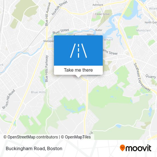 Mapa de Buckingham Road
