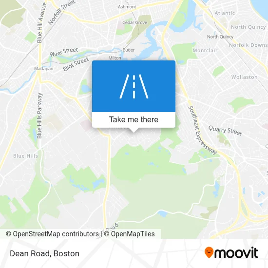 Dean Road map