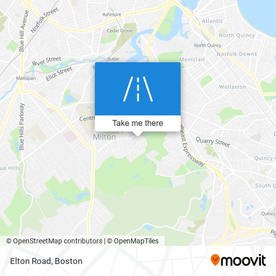 Mapa de Elton Road