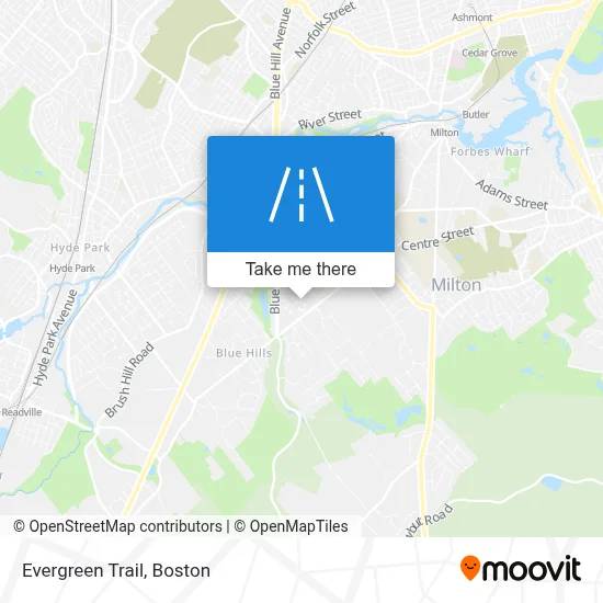 Evergreen Trail map