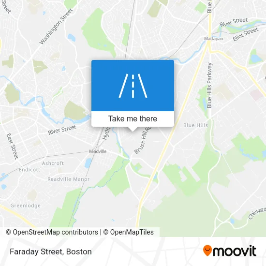 Faraday Street map