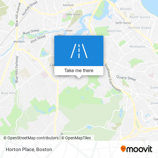 Horton Place map