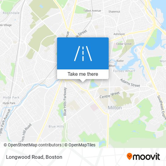 Longwood Road map