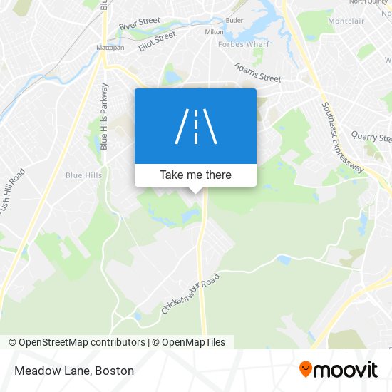 Meadow Lane map