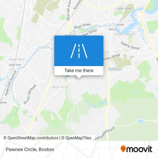 Pawnee Circle map