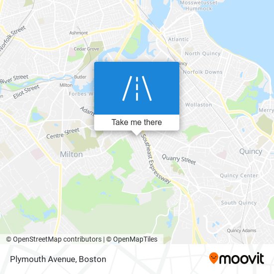 Mapa de Plymouth Avenue