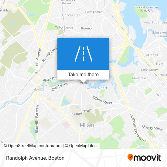 Randolph Avenue map