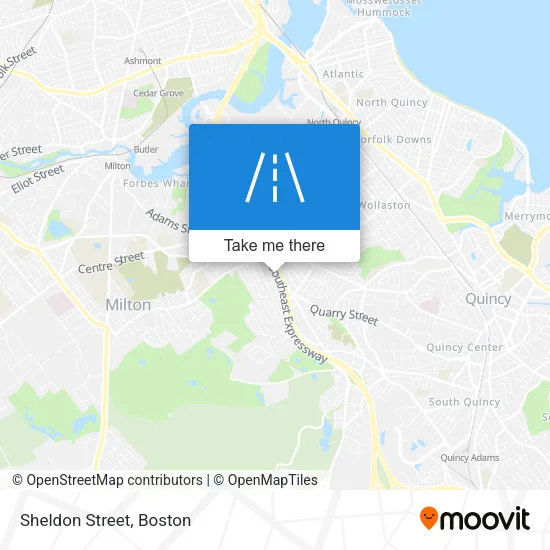 Sheldon Street map