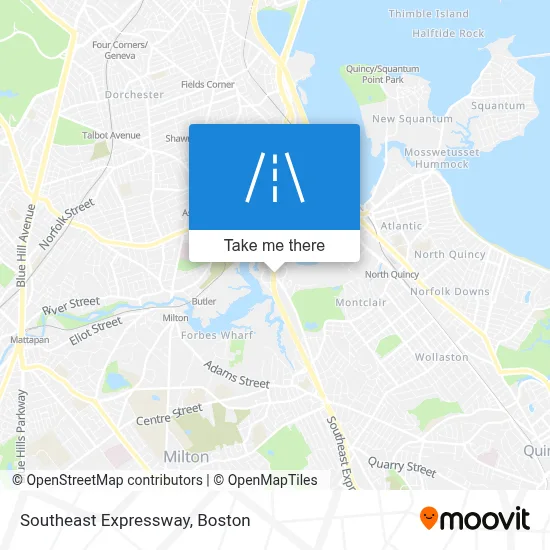 Southeast Expressway map
