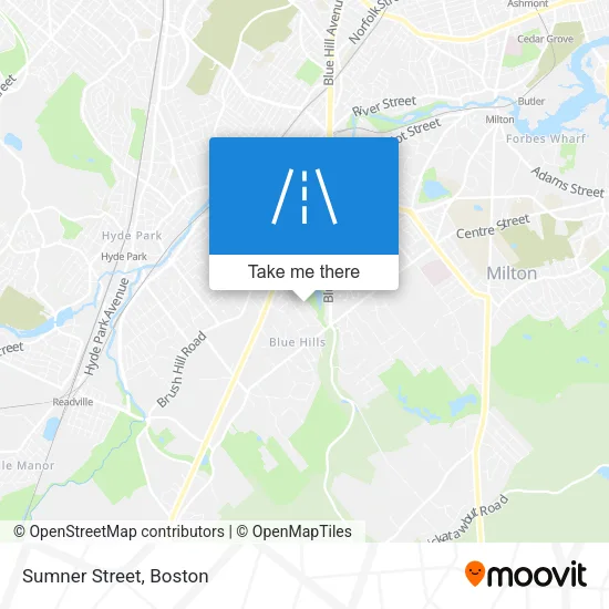 Sumner Street map