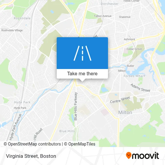 Virginia Street map