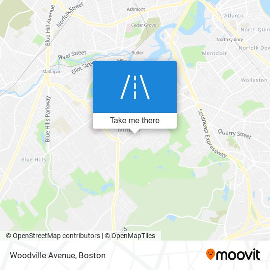 Woodville Avenue map