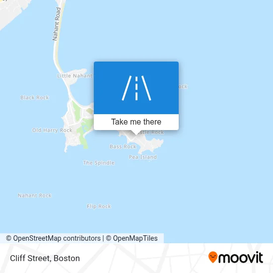 Cliff Street map