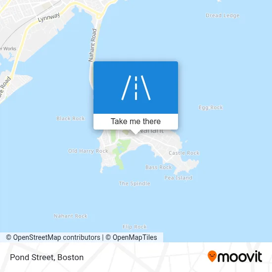 Pond Street map
