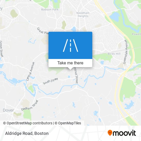 Mapa de Aldridge Road