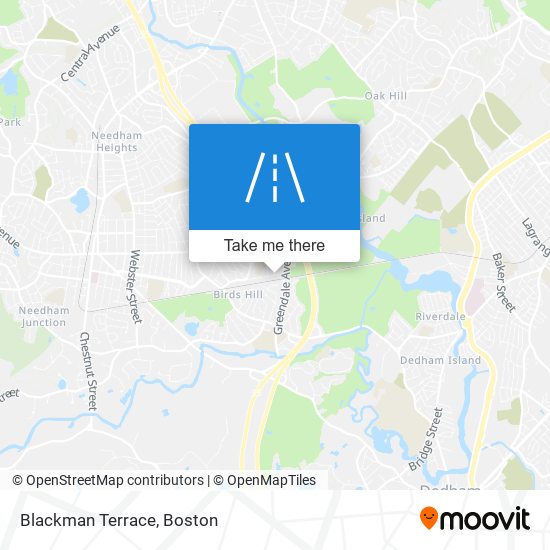 Blackman Terrace map