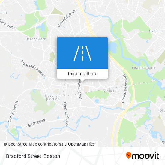 Bradford Street map