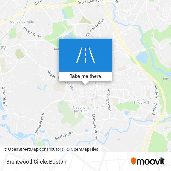 Brentwood Circle map