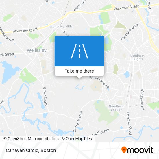 Mapa de Canavan Circle