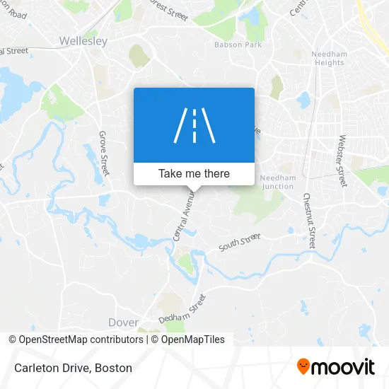 Mapa de Carleton Drive