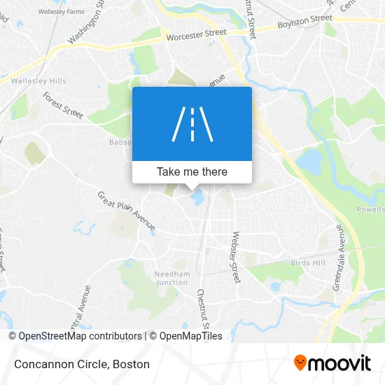 Concannon Circle map