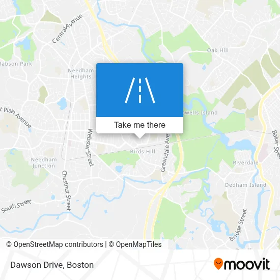 Dawson Drive map
