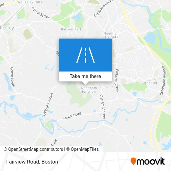 Fairview Road map