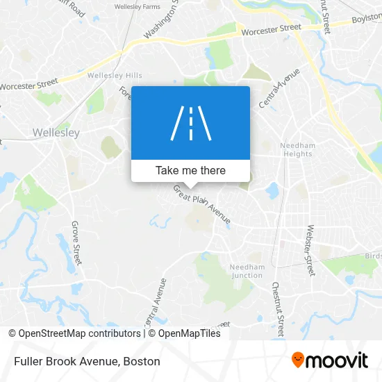 Fuller Brook Avenue map