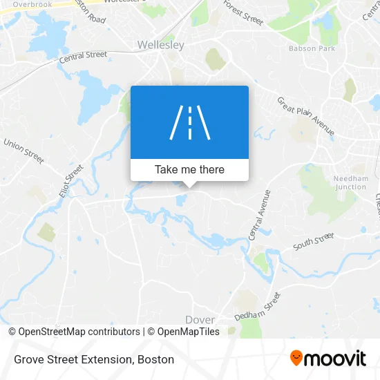 Grove Street Extension map