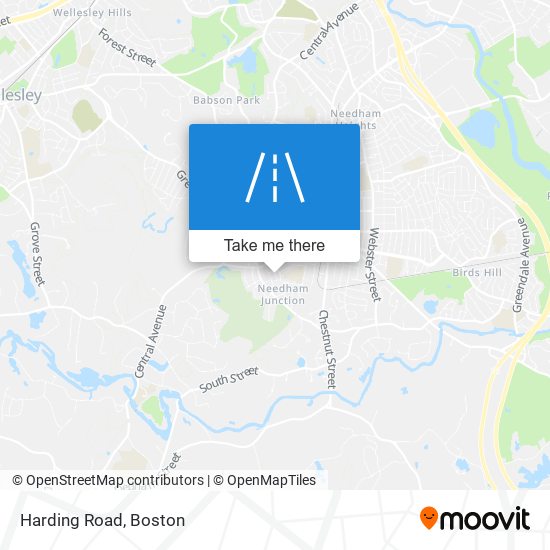 Mapa de Harding Road