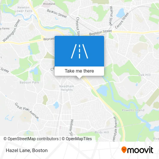 Hazel Lane map