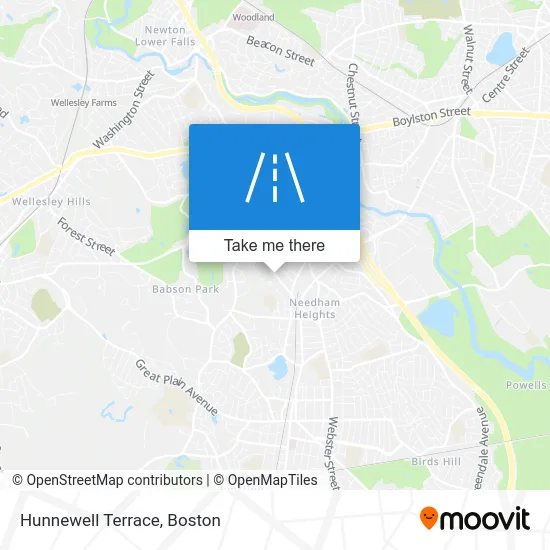 Hunnewell Terrace map