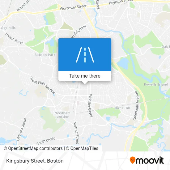 Kingsbury Street map
