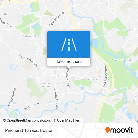 Pinehurst Terrace map