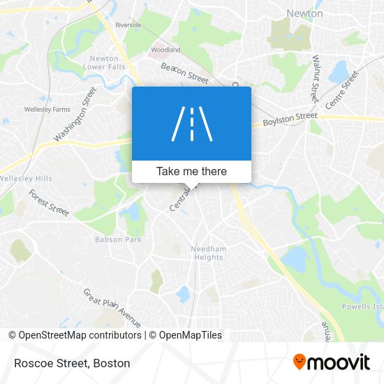 Mapa de Roscoe Street