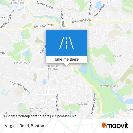 Mapa de Virginia Road