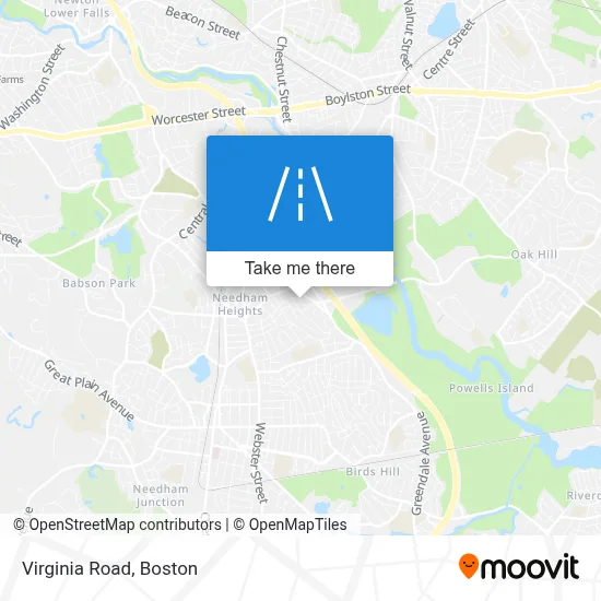 Virginia Road map